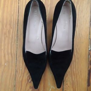 Bellofatto suede pointed toe shoe